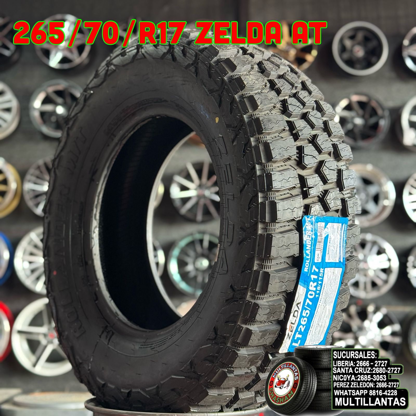 265/70/R17 ZELDA MT 8PR LT